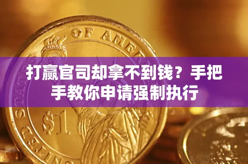 武汉打赢官司却拿不到钱？手把手教你申请强制执行