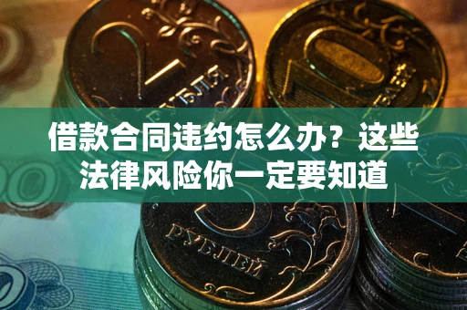 武汉借款合同违约怎么办？这些法律风险你一定要知道