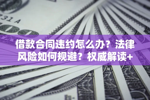 武汉借款合同违约怎么办?法律风险如何规避?权威解读+实用指南 武汉借款合同违约怎么办?法律风险如何规避?权威解读+实用指南