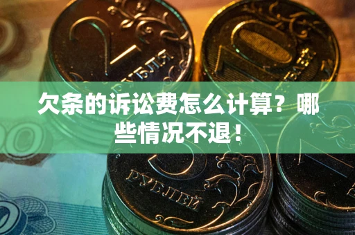 武汉欠条的诉讼费怎么计算？哪些情况不退！