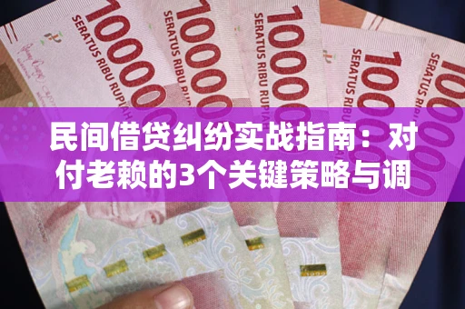 武汉民间借贷纠纷实战指南：对付老赖的3个关键策略与调解盲区解析