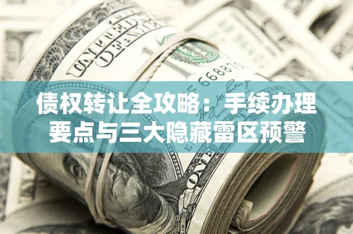 武汉债权转让全攻略：手续办理要点与三大隐藏雷区预警