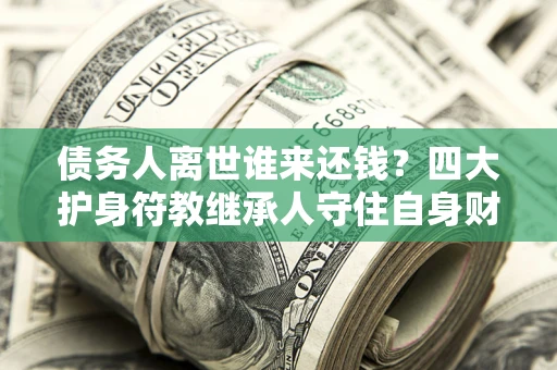 武汉债务人离世谁来还钱？四大护身符教继承人守住自身财产